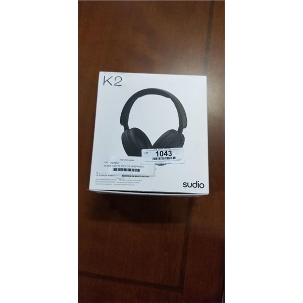 AS NEW SUDIO K2 OVER THE HEADPHONES BLACK WORKING
