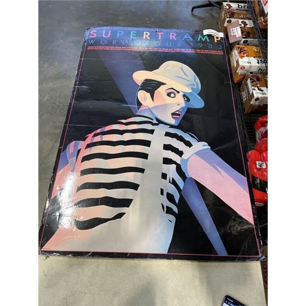 SUPERTRAMP 1983 WORLD TOUR ADVERT