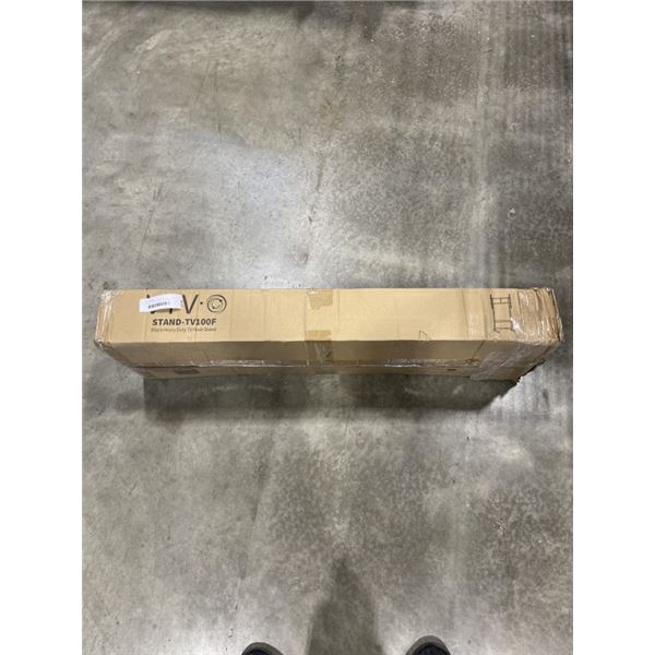 VIVO BLACK HEAVEY DUTY TV FLOOR STAND