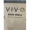 Image 2 : VIVO BLACK SINGLE TOP DESK RISER