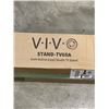 Image 2 : VIVO DARK WALNUT EASEL STUDIO TV STAND