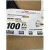 Image 2 : AS NEW INDOOR \OUTDOOR 3-OUTLET HEAVY DUTY LIGHTED 100FT 12AWG 15AMP AND 125 VOLTS 1875WATTS BLACK C