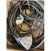Image 2 : INDOOR\OUTDOOR 3-OUTLET HEAVY DUTY 100FT 12AWG 15AMP 125VOLTS BLACK EXTENTION CORD