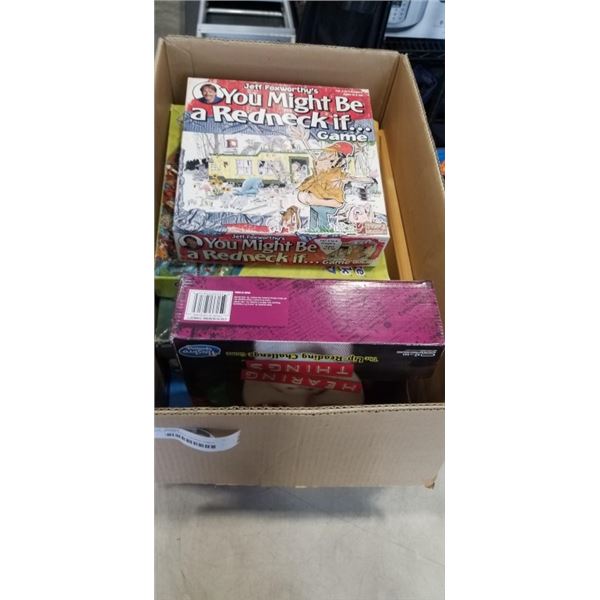 BOX OF ASSORTED VINTAGE GAMES