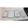 Image 1 : 4 PYREX BAKING DISHES