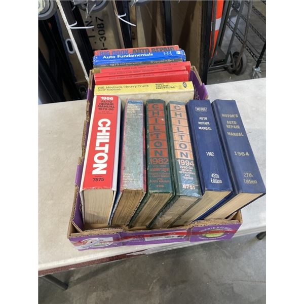 AUTOMOBILE MANUALS ASSORTED DATES