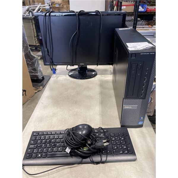 DELL I5 3RD GEN COMPUTER W/ WINDOWS 10 UPDATE, MONITOR AND KEYBOARD MOUSE