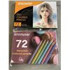 Image 1 : 2 NEW 72PC COLORED PENCIL SETS