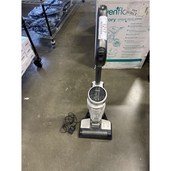 TINECO IFLOOR 3 CORDLESS WET/ DRY UPRIGHT VACUUM - TESTED WORKING, RETAIL $399, WATER TANK LEAKS A B