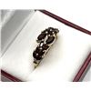 Image 3 : GOLD PLATED STERLING SILVER NATURAL GARNET (2.10CT) RING, SIZE 6.5, W/A $385.00. GARNET IS THE BIRTH