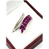 Image 2 : STERLING SILVER NATURAL ENHANCED RUBY (1.70CT) ADJUSTABLE RING, W/A $525.00. RUBY IS THE BIRTHSTONE 