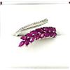 Image 3 : STERLING SILVER NATURAL ENHANCED RUBY (1.70CT) ADJUSTABLE RING, W/A $525.00. RUBY IS THE BIRTHSTONE 