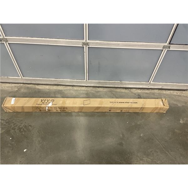 VIVO 80' MANUAL PROJECTOR SCREEN