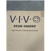 Image 2 : VIVO WHITE /LIGHTWOOD DESK RISER