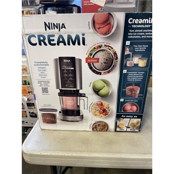 NINJA CREAMI ICE CREAM MAKER - TESTED WORKING, RETAIL $199