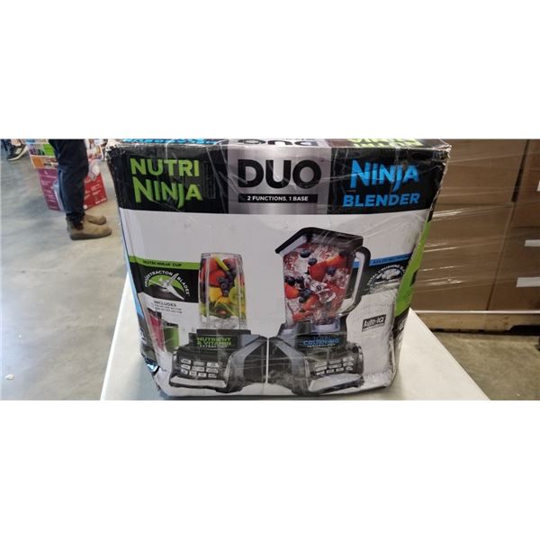 NINJA NUTRI NINJA DUO AUTO-IQ 1300W STAND BLENDER W/ NINJA CUPS - TESTEED WORKING, RETAIL $229
