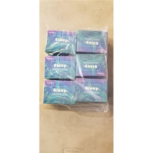 LOT OF 12 NEW SLEEP HEADPHONES