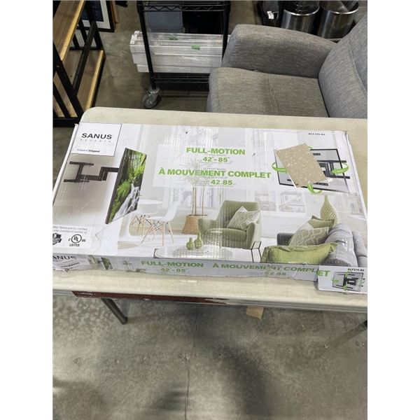 SANUS FULL MOTION 42-85 INCH TV WALL MOUNT, UP TO 120LBS