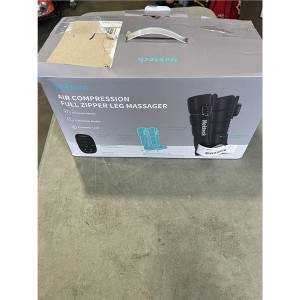 NEKTECK AIR COMPRESSION FULL ZIPPER LEG MASSAGER