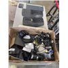 Image 1 : ASSORTED ELECTRONICS, INCLDUING RADIOS, ONE BAOFENG WITH CHARGER AND EARPIECE, UNIDEN, WIPED TABLETS