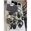 Image 3 : ASSORTED ELECTRONICS, INCLDUING RADIOS, ONE BAOFENG WITH CHARGER AND EARPIECE, UNIDEN, WIPED TABLETS