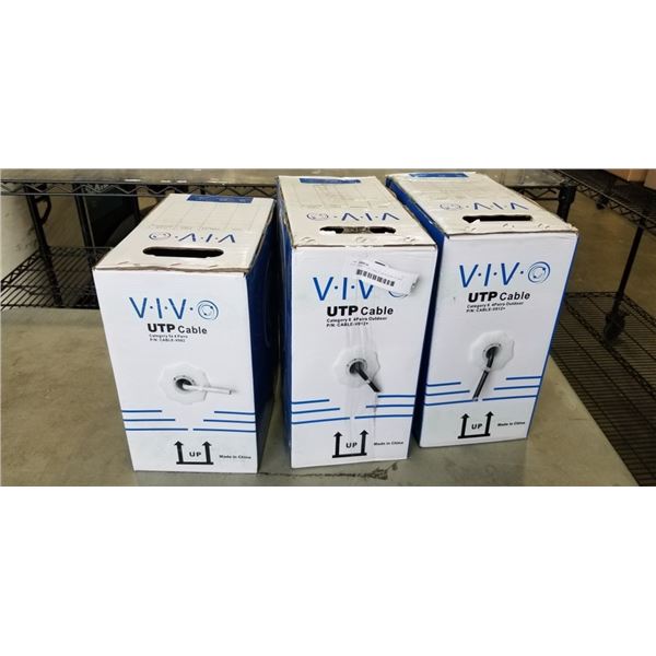 VIVO 1500FT UTP CABLE CATEGORY 6 AND 5E