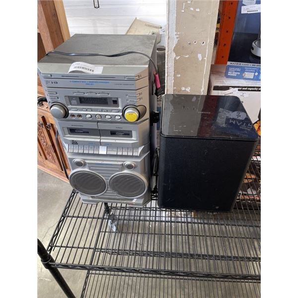 3 DVD PLAYER AND KARAOKE AND SAMSUNG SUB