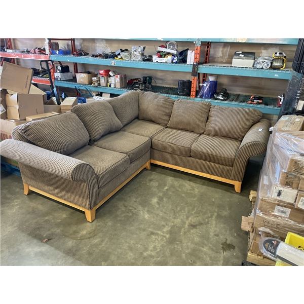 2 PIECE MICROFIBRE  SECTIONAL