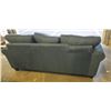 Image 4 : AS NEW MINHAS UPHOLSTERED SOFA, BACK HAS BROKEN FRAME, STILL USEABLE, DOES NOT AFFECT INTEGRITY