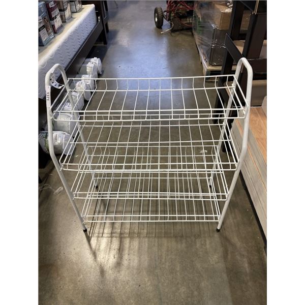3 TIER METAL SHELF AND SHOE RACK