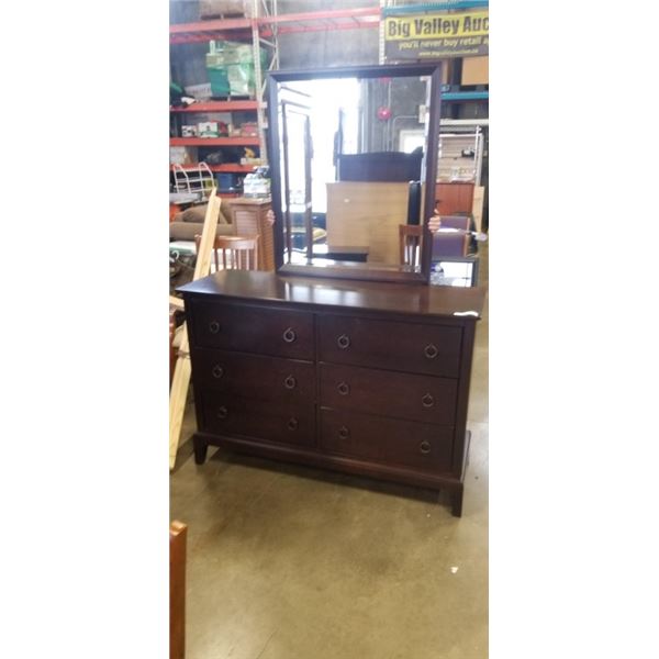 6 DRAWER DRESSER W/ MIRROR - HAND CRAFTED IN CANADA