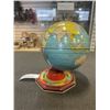 Image 1 : ANTIQUE METAL GLOBE, ARTICULATING AND SPINNING, GOOD CONDITION
