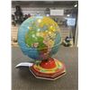 Image 2 : ANTIQUE METAL GLOBE, ARTICULATING AND SPINNING, GOOD CONDITION