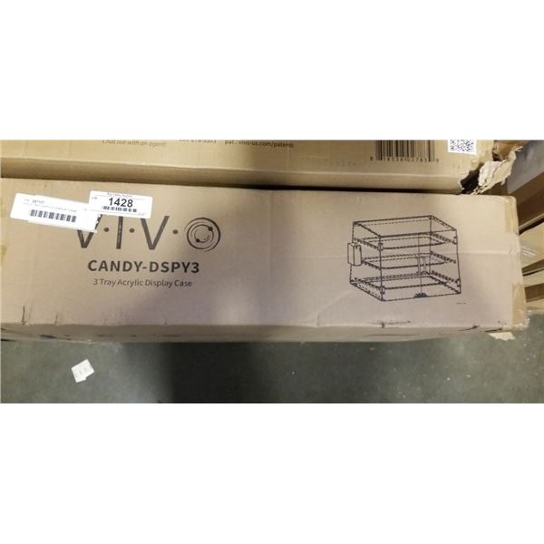 VIVO 3 TRAY ACRYLIC DISPLAY CASE