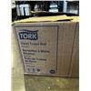Image 2 : NEW CASE OF TORK HAND TOWEL ROLLS 6 8" ROLLS PER CASE