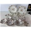 Image 8 : 12 Pc Royal Albert 'Petit Point' Assorted Serving Pieces