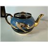 Image 1 : Sadler Running Greyhound Blue & Black Teapot – 1 Piece