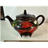 Image 2 : Brown Glaze Floral Teapot – 1 Piece