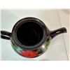 Image 3 : Brown Glaze Floral Teapot – 1 Piece
