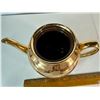 Image 4 : Sadler Cube Teapot Blue & Gold – 1 Piece