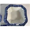 Image 11 : Blue Floral Serving Platters & Bowls – 5 Pieces