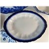Image 13 : Blue Floral Serving Platters & Bowls – 5 Pieces