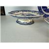 Image 6 : Blue Floral Serving Platters & Bowls – 5 Pieces