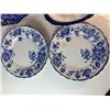 Image 9 : Blue Floral Serving Platters & Bowls – 5 Pieces