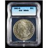 Image 1 : 1881-S MORGAN DOLLAR ICG MS65