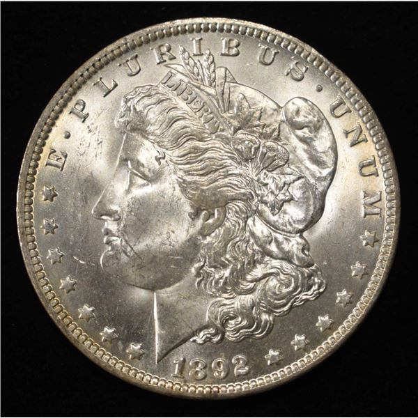 1892-O MORGAN DOLLAR CH BU
