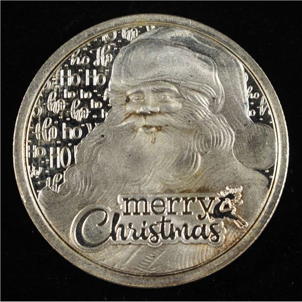 2020 MERRY CHRISTMAS 1 OZ 0.999 SILVER ROUND