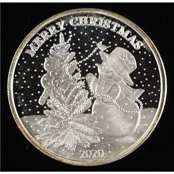 2020 MERRY CHRISTMAS 1 OZ 0.999 SILVER ROUND