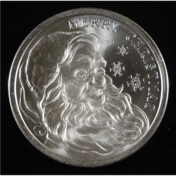 2025 CHRISTMAS 1 OZ 0.999 SILVER ROUND