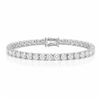 Image 1 : BARANOF JEWELERS: Natural Diamond Tennis Bracelet Set in 14K White Gold